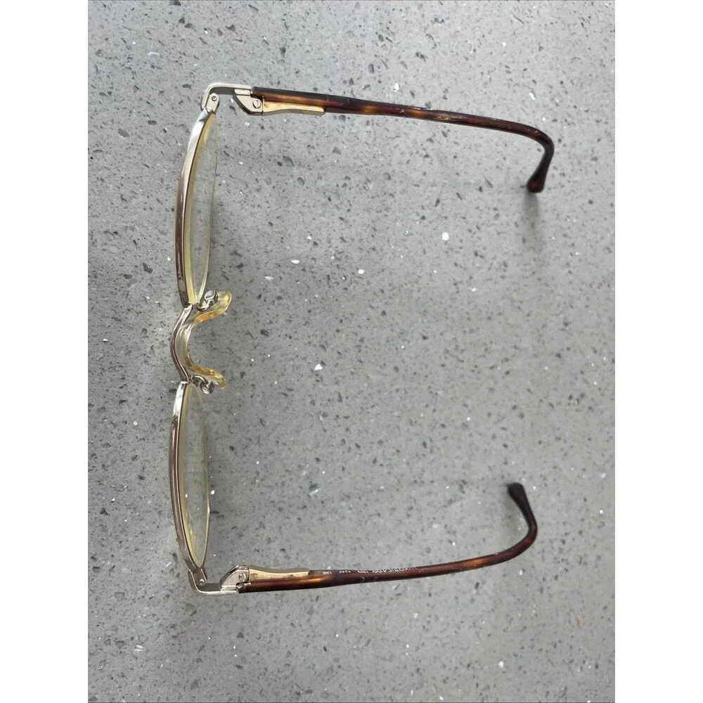 Luxottica 1529 T242 Eyeglasses Frames ONLY 50-18-135 Italy full rim gold